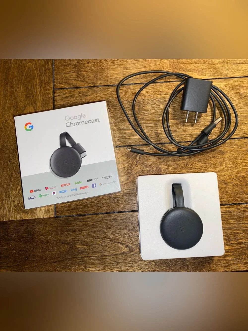 Google Chromecast Streaming Device - Black